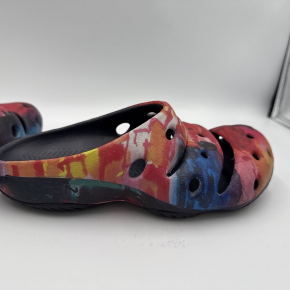 KEEN Women's Yogui Arts Garcia New York at Night Tie Dye Clogs Mules Size 6 - Picture 5 of 14
